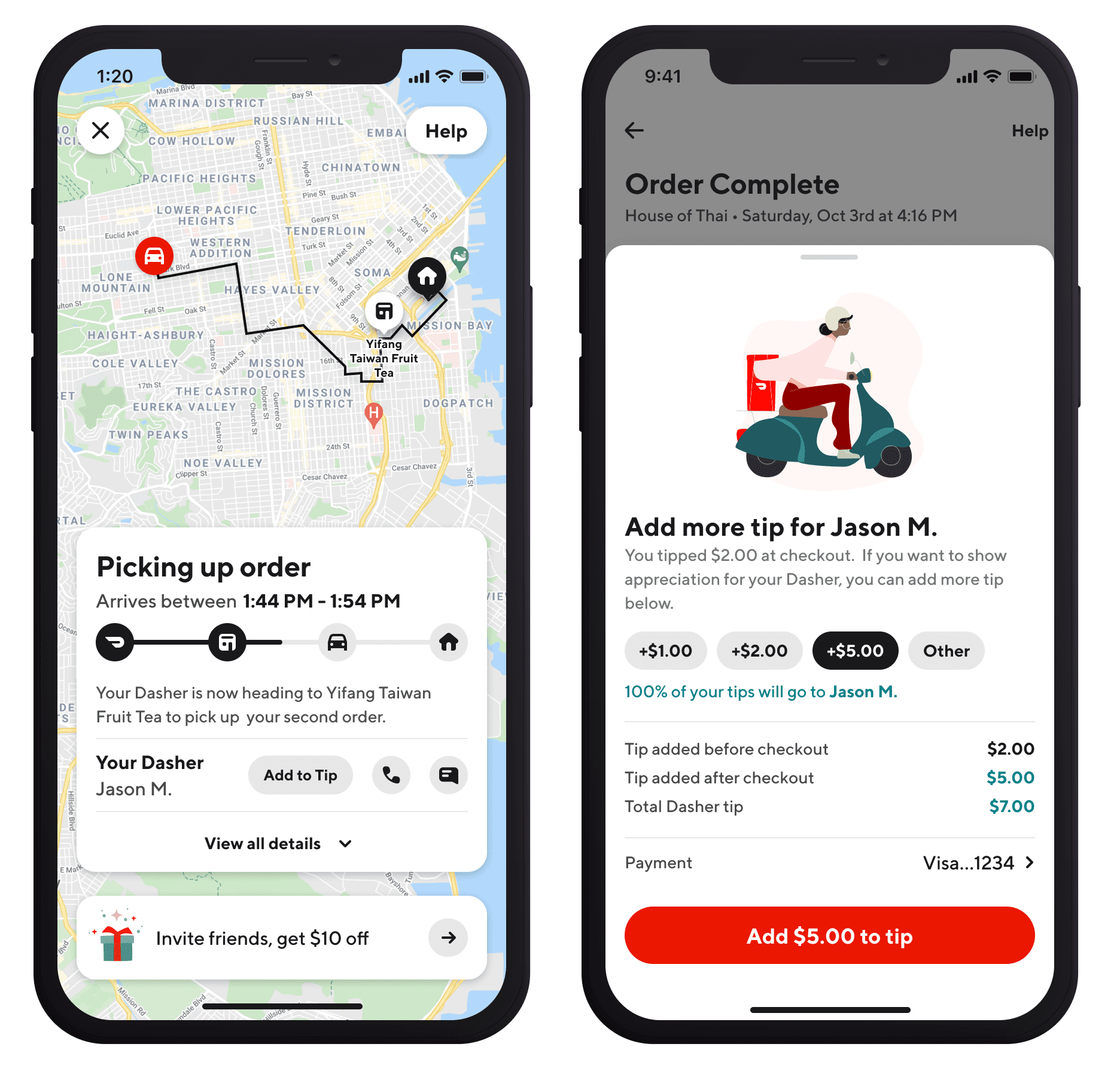 DoorDash screenshot